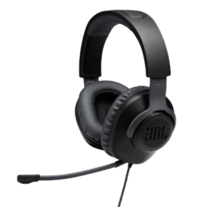 JBL Quantum 100 Wired Over Ear Gaming Headphones with Mic